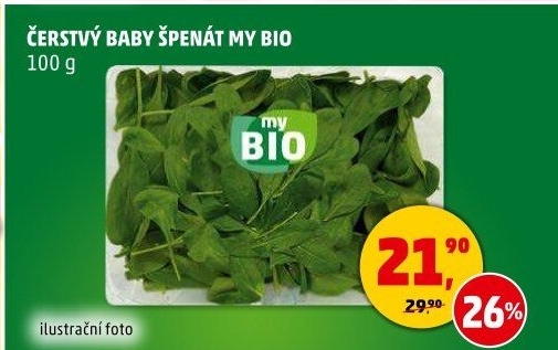 Špenát baby My BIO