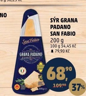 Sýr Grana Padano San Fabio