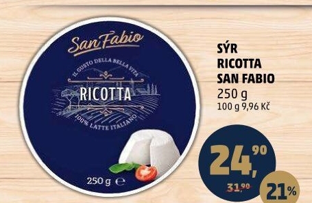 Sýr Ricotta San Fabio