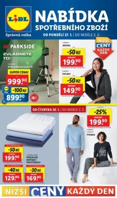 akční leták Lidl 27.1.2025-2.2.2025