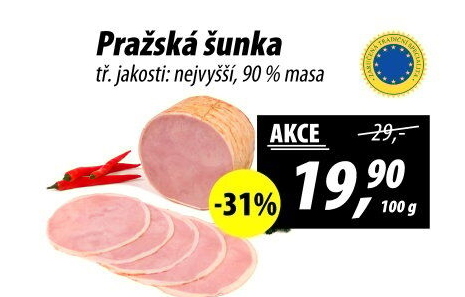 Šunka pražská nejvyšší jakosti