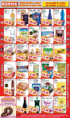 akční leták Norma 27.1.2025-2.2.2025