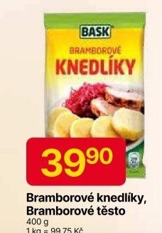 Knedlíky bramborové v prášku Bask