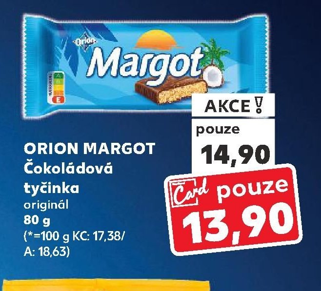 ORION MARGOT Čokoládová tyčinka