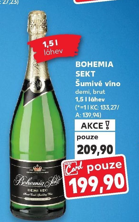 BOHEMIA SEKT Šumivé víno