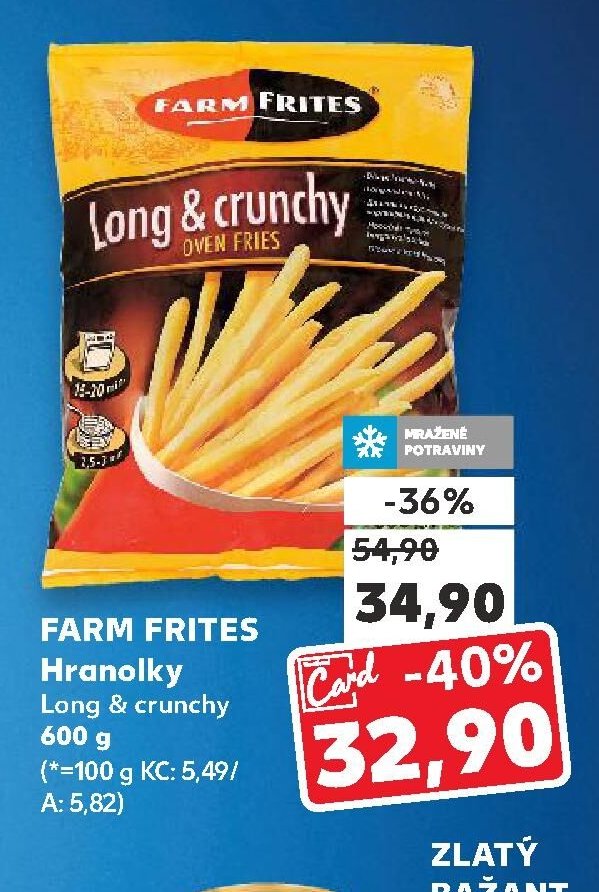 FARM FRITES Hranolky Long & crunchy