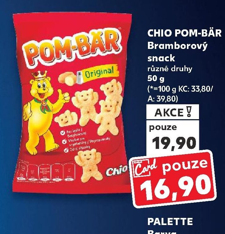 CHIO POM-BÄR Bramborový snack