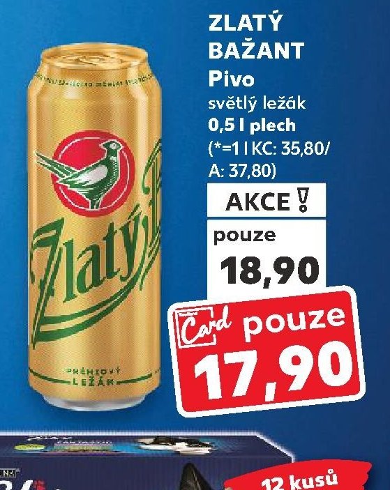 ZLATÝ BAŽANT Pivo