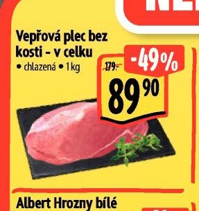 Vepřová plec bez kosti