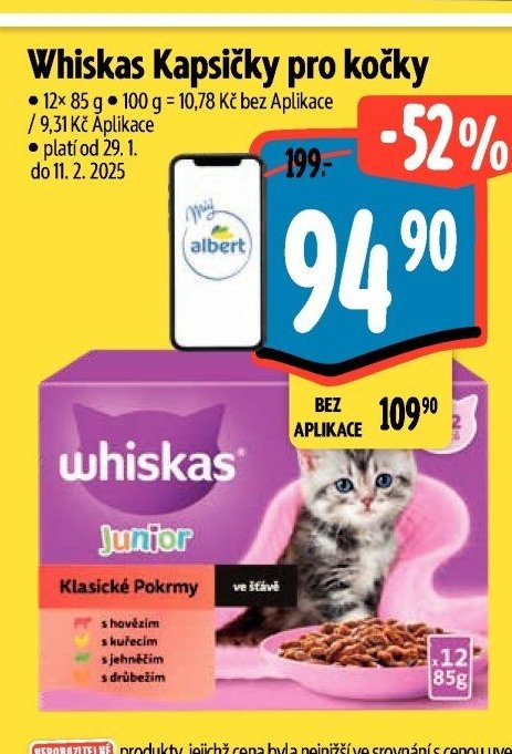 Whiskas Kapsičky pro kočky