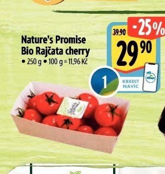 Nature's Promise Bio Rajčata cherry
