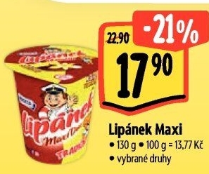 Dezert Lipánek Madeta