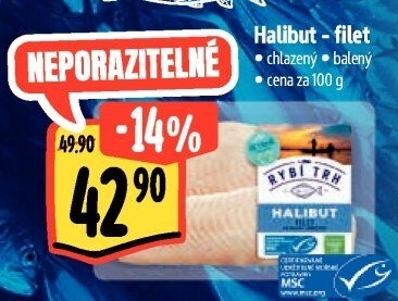 Halibut filety Albert