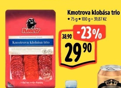 Kmotrova klobása trio Kmotr