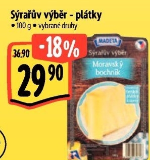 Sýr Sýrařův výběr Madeta