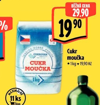 Cukr moučka Cukrovar Vrbátky