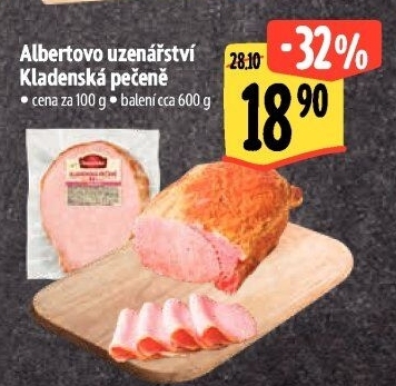 Kladenská pečeně Albertovo uzenářství