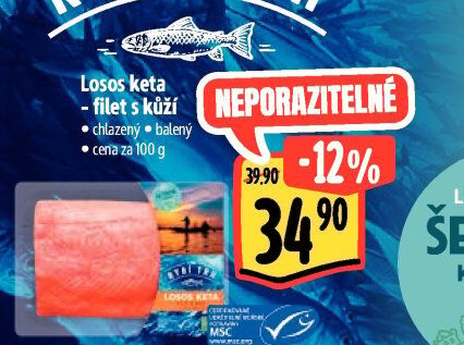 Losos divoký Keta filety Albert