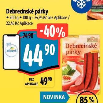 Párky debrecínské Ponnath