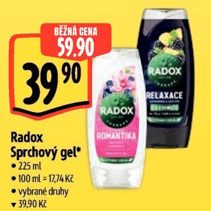 Sprchový gel Radox