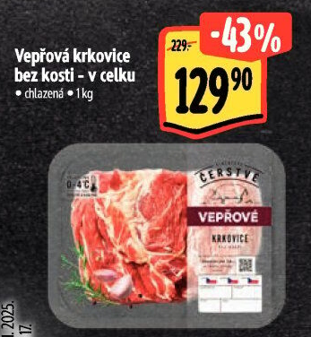 Vepřová krkovice bez kosti Albert