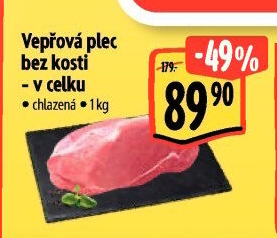 Vepřová plec bez kosti