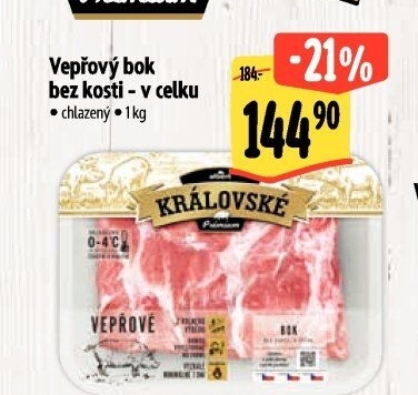 Vepřový bok bez kosti Královský Albert