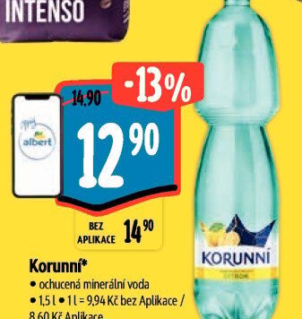 Voda ochucená Korunní