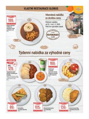 akční leták Globus 29.1.2025-4.2.2025