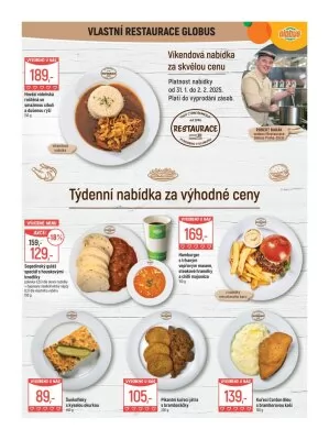 akční leták Globus 29.1.2025-4.2.2025