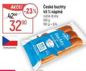 Buchty české s náplní Odkolek