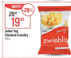 Snack cibulové kroužky Jeden Tag