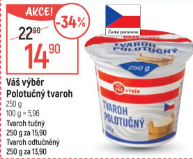 Tvaroh polotučný Váš výběr