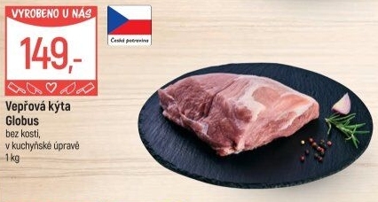Vepřová kýta bez kosti Globus