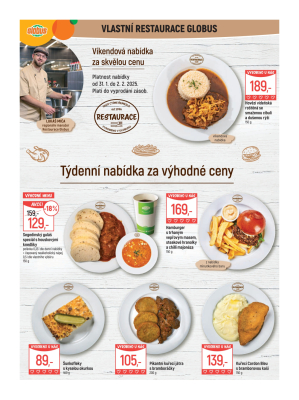 akční leták Globus 29.1.2025-4.2.2025