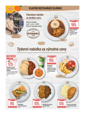 akční leták Globus 29.1.2025-4.2.2025