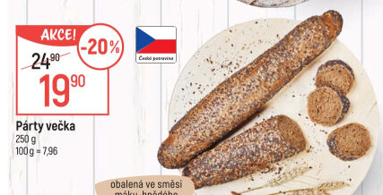 Pečivo Párty večka