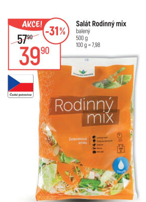 Salát rodinný mix Polabská zelenina