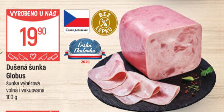 Šunka dušená výběrová Globus