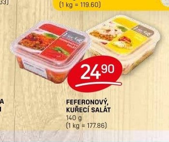 FEFERONOVÝ, KUŘECÍ SALÁT