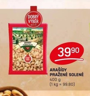 Arašídy pražené solené