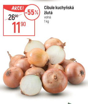 Cibule kuchyňská žlutá