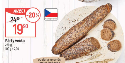 Pečivo Párty večka