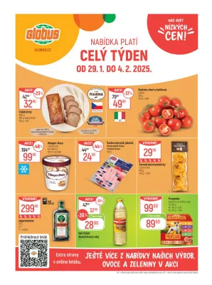 akční leták Globus 29.1.2025-4.2.2025