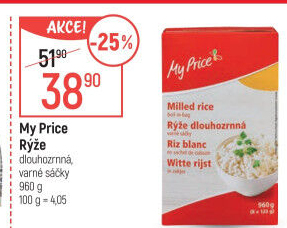 Rýže dlouhozrnná My Price