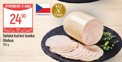 Selská kuřecí šunka Globus