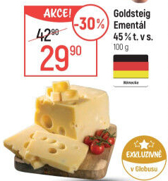 Sýr Ementál 45 % Goldsteig