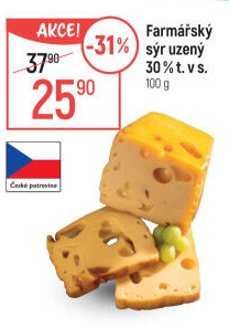 Sýr Farmářský uzený