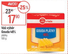 Sýr Gouda 48 % Váš Výběr