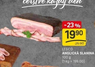 Anglická slanina LE&
